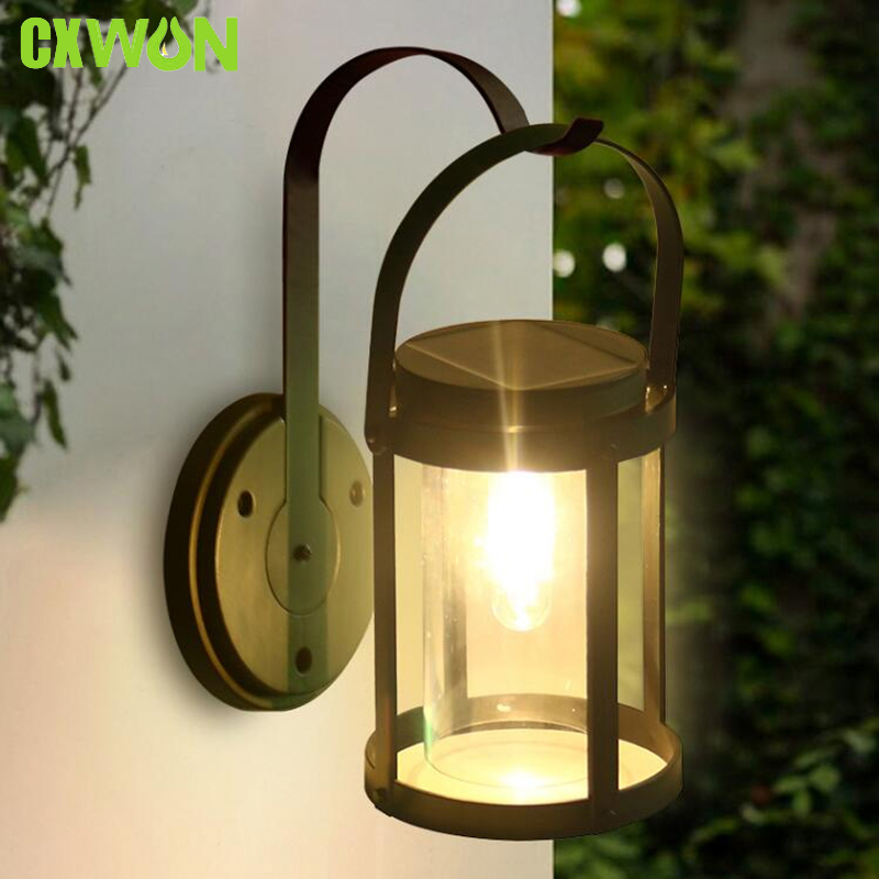 Smart Garden Lanterns - โคมไฟพลังงานแสงอาทิตย์กันน้ําพลังงานแสงอาทิตย์กลางแจ้งสวนแบบพกพาโคมไฟลาน Patio Porch รั้วตกแต่ง Wall Light