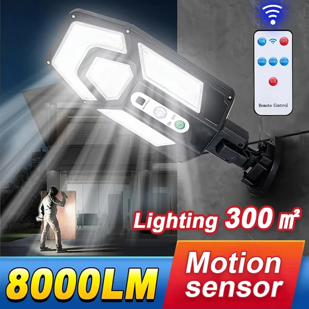 Smart Garden Lanterns - 1/2PC 55LED โคมไฟติดผนังพลังงานแสงอาทิตย์ 3 โหมด Smart