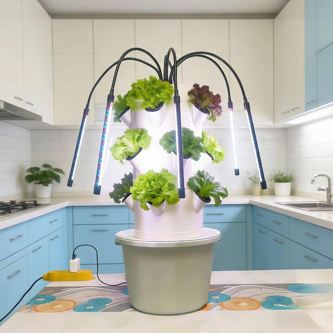 ระบบปลูกพืชแบบไฮโดรโปนิกส์แนวต - Indoor Herb Garden Kit บทวิจารณ์และราคา