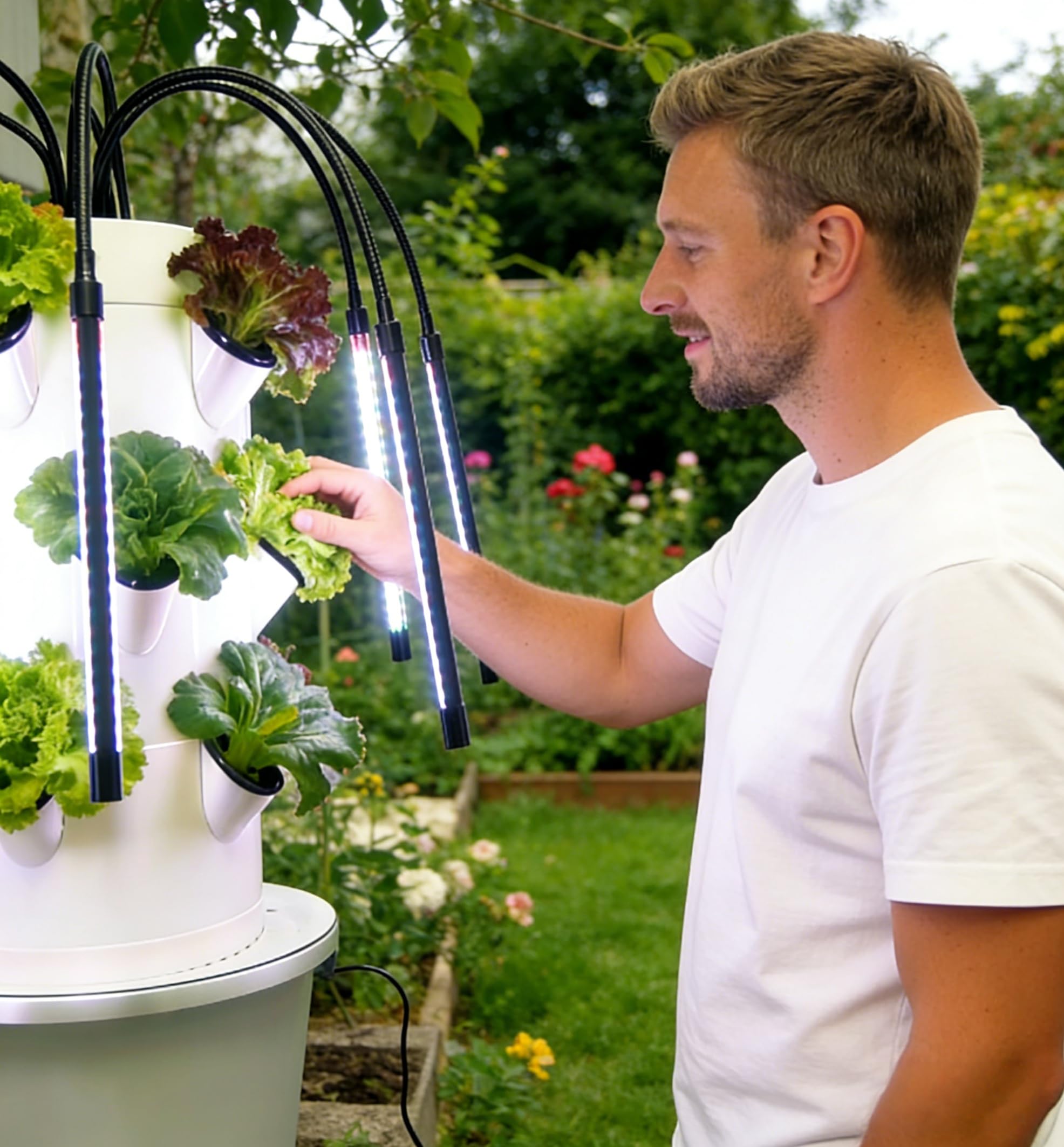 ระบบปลูกพืชแบบไฮโดรโปนิกส์แนวต - Indoor Herb Garden Kit บทวิจารณ์และราคา