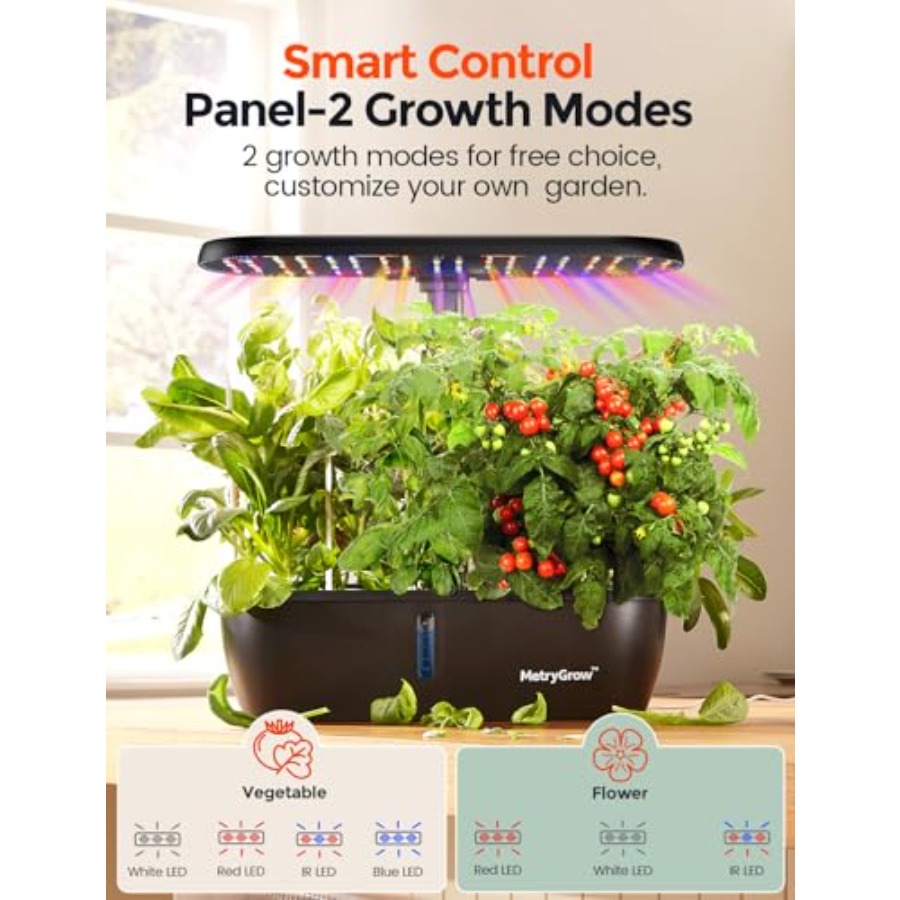 ชุดปลูกพืชไฮโดรโปนิกส์ MG-15 ส - Indoor Herb Garden Kit บทวิจารณ์และราคา