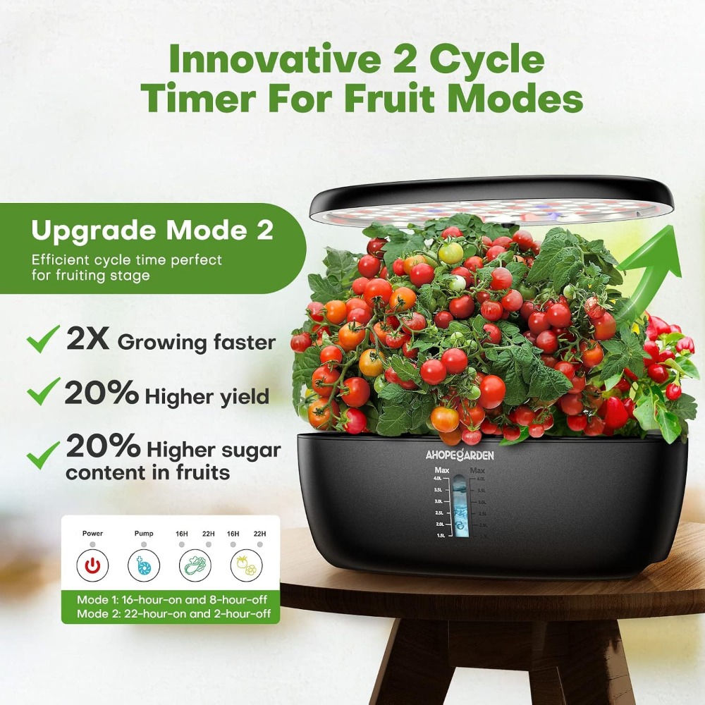 สวนไฮโดรโปนิกส์ 12 ช่อง พร้อมไ - Indoor Herb Garden Kit บทวิจารณ์และราคา