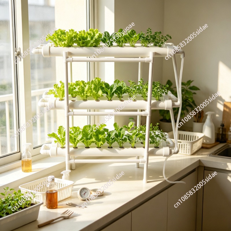 ชุดระบบปลูกผักไฮโดรโปนิกส์ 3 ช - Indoor Herb Garden Kit บทวิจารณ์และราคา
