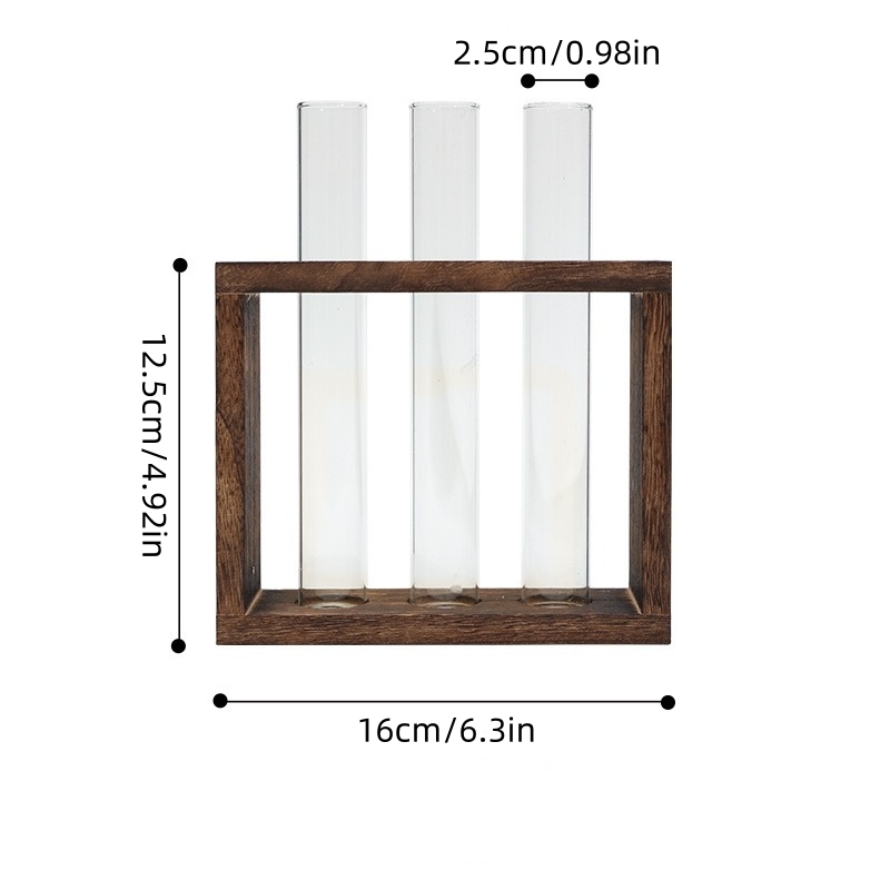 5 หลอดแก้ว Hydroponic Planter  - Indoor Herb Garden Kit บทวิจารณ์และราคา