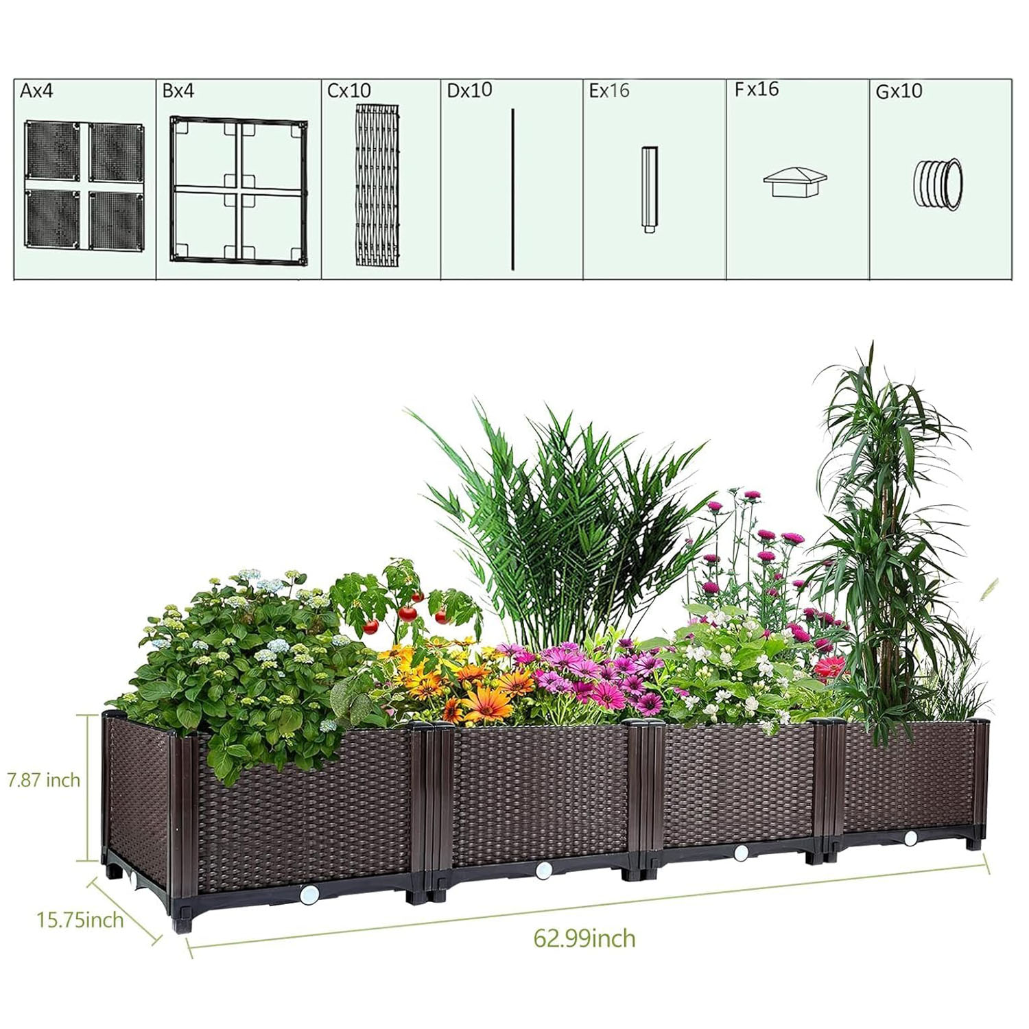 กระบะปลูกผักยกพื้นแบบรดน้ำเอง  - Indoor Herb Garden Kit บทวิจารณ์และราคา